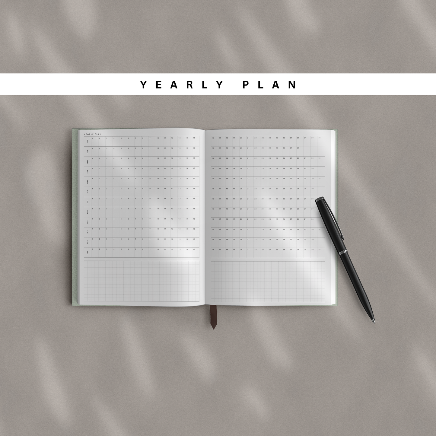 PREORDER • Weekbook Hybrid 2026 • A5 Size • Softcover Book Bound • Tomoe River Paper