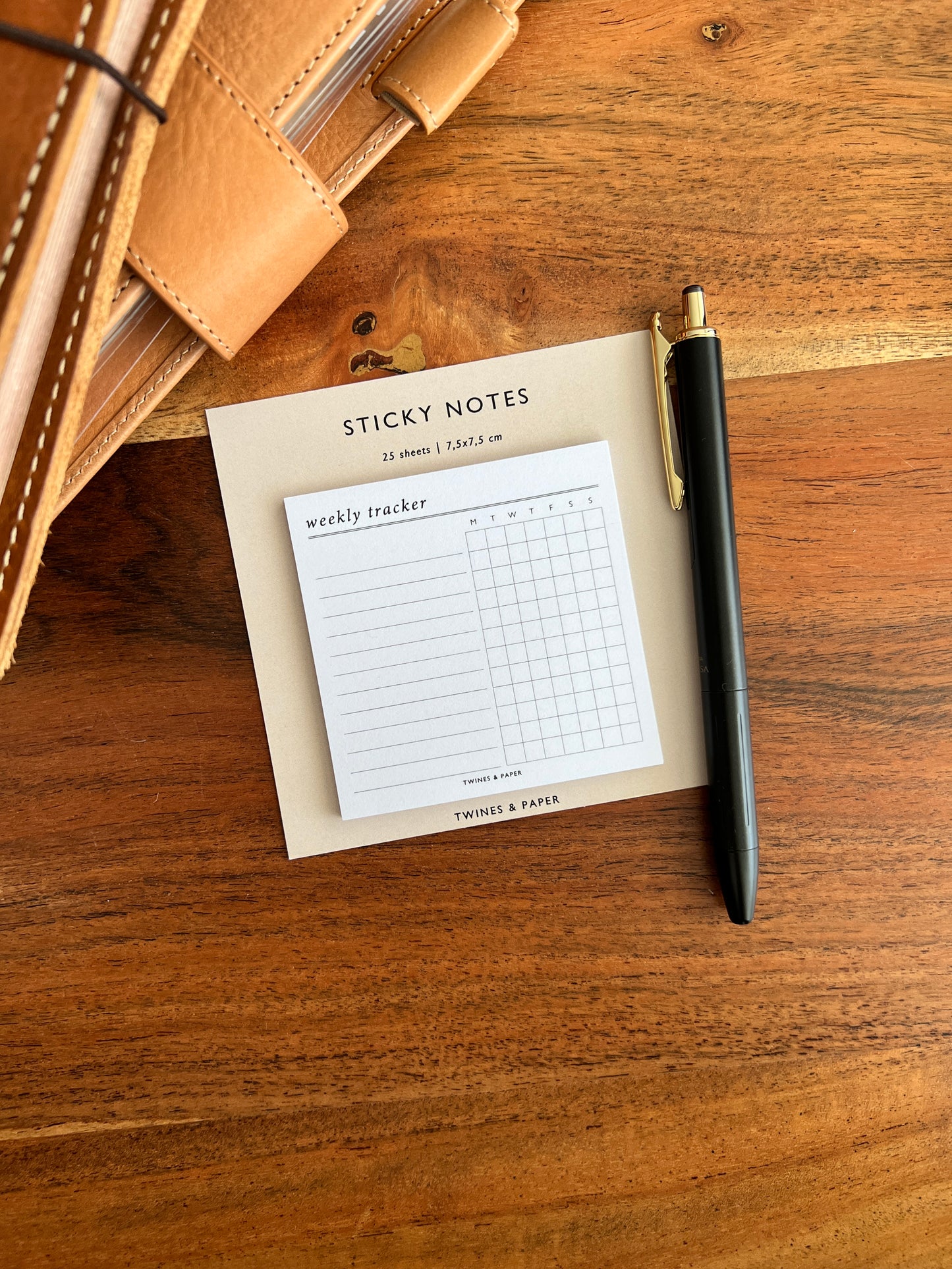 „Wochen-Tracker“ Haftnotizen • 7,5x7,5cm • 25 Blatt
