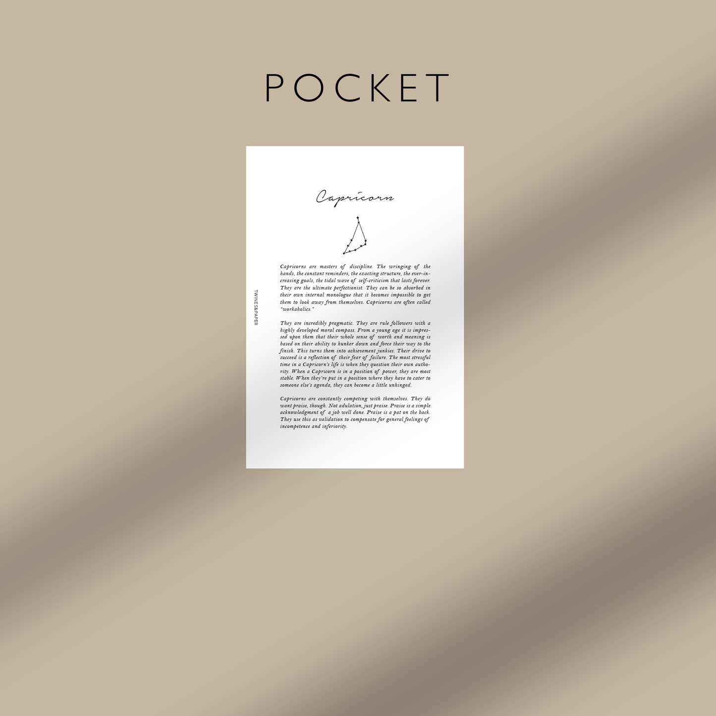 "Capricorn" Zodiac Sign Personality - Printable Dashboards