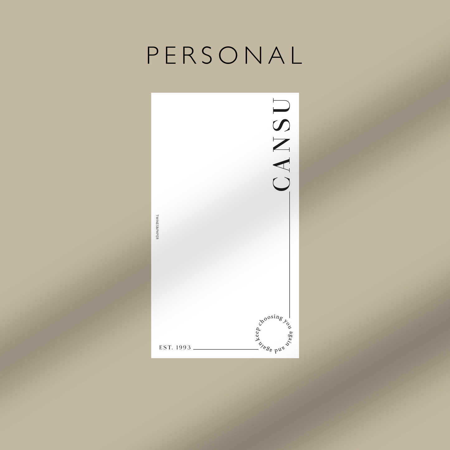 "Keep Choosing Yourself" Name & Birth year - Custom Printable Dashboards