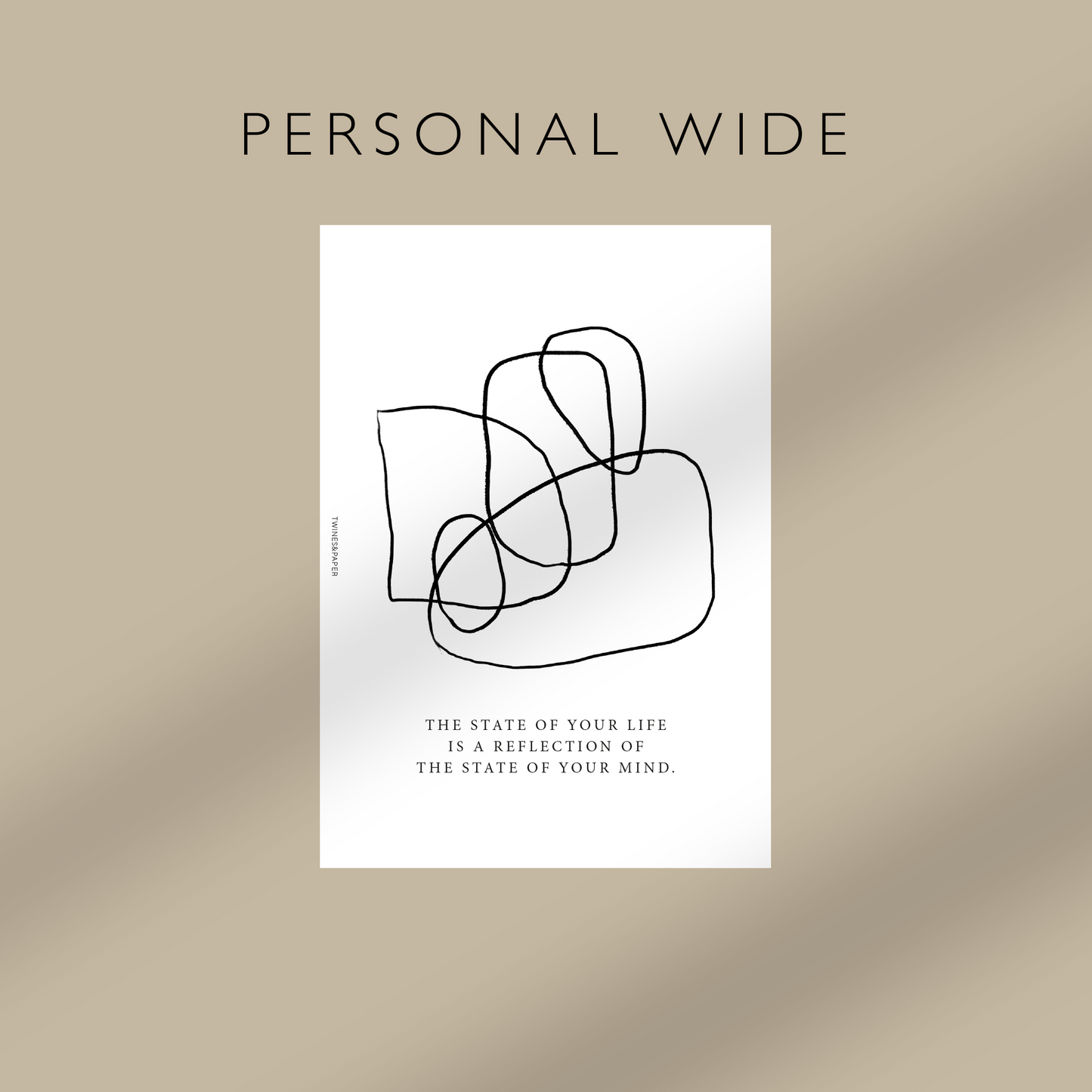 "Reflection Of Your Mind" Printable Planner Dashboards Pocket, A6, Personal, Personal Wide, A5