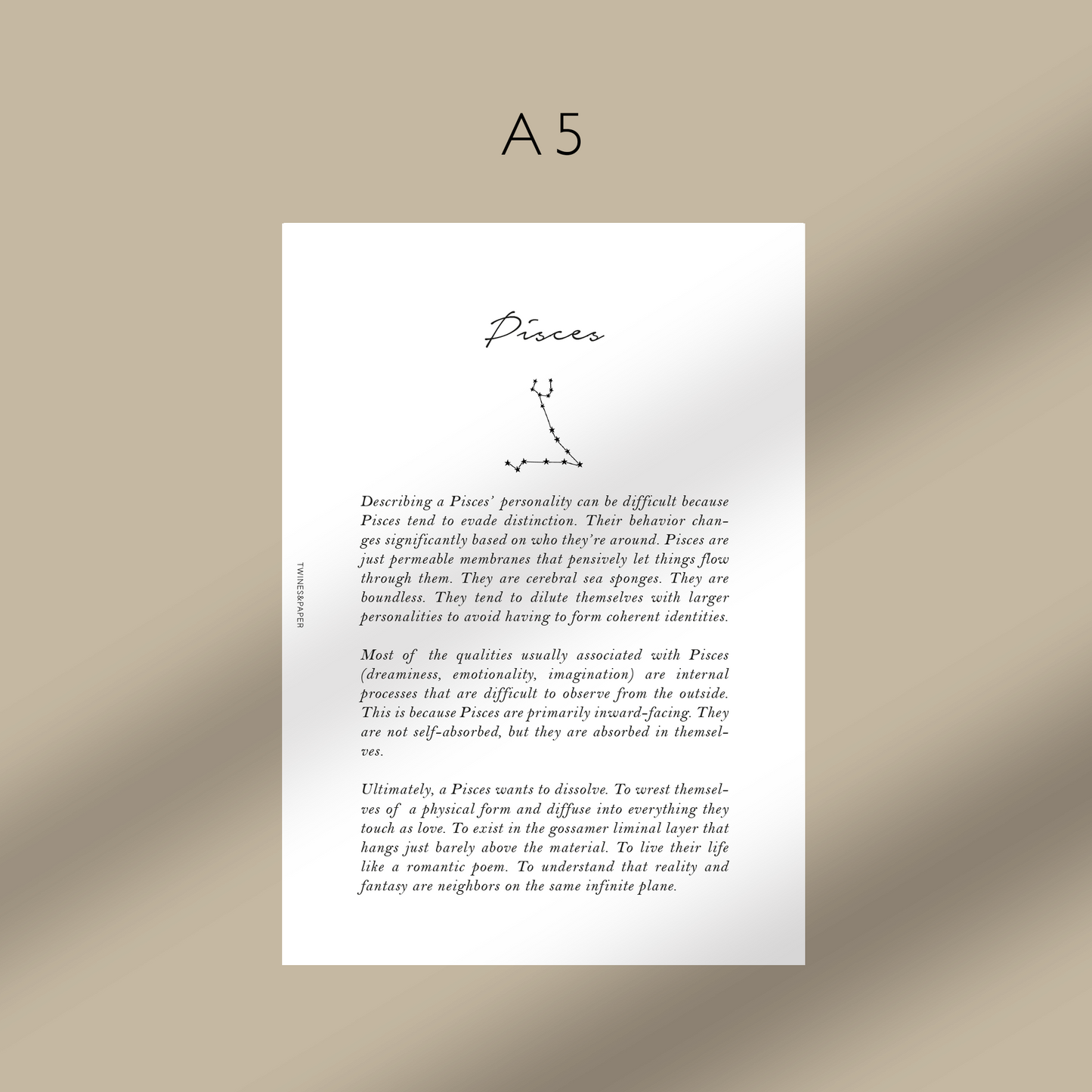 "Pisces" Zodiac Sign Personality - Printable Dashboards