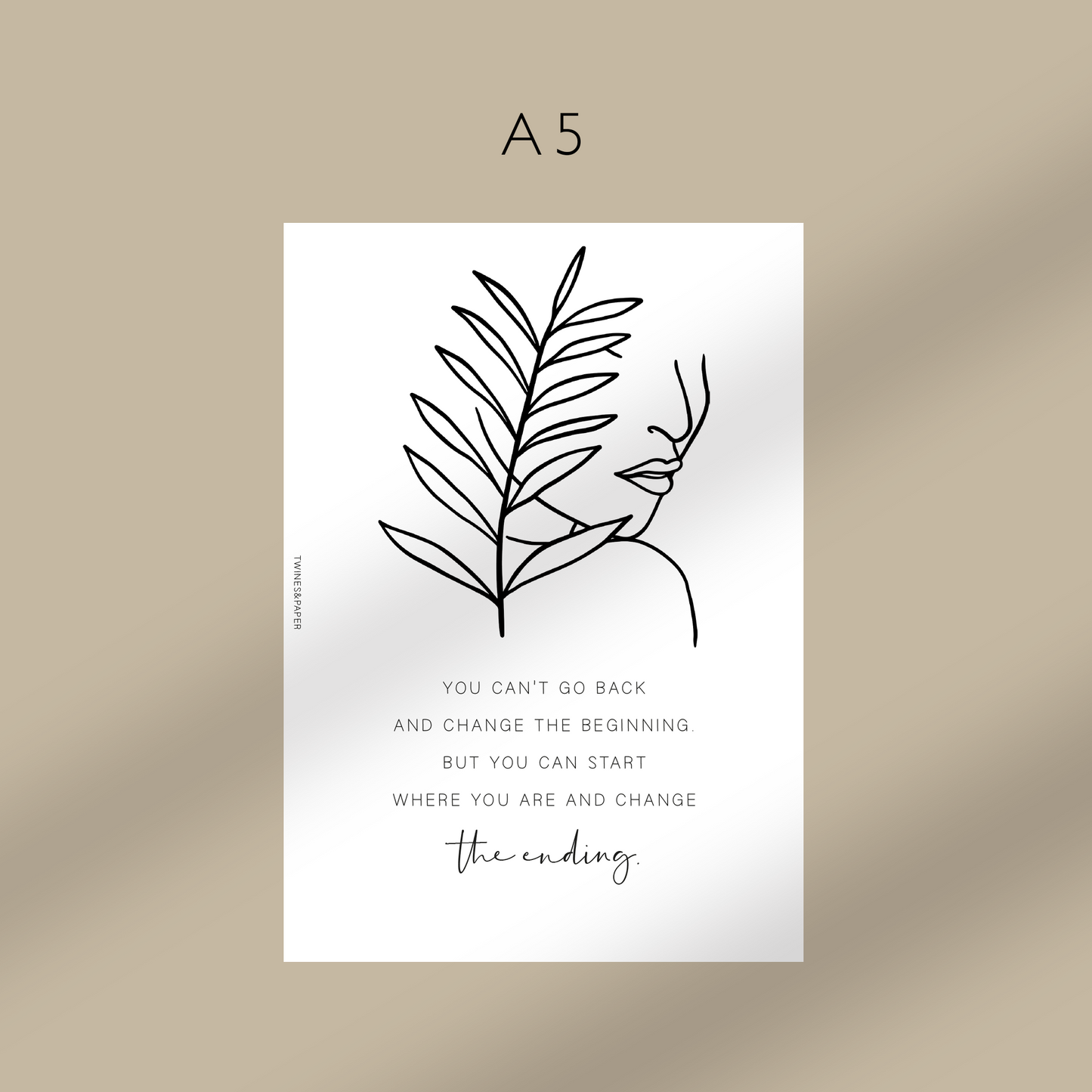 "Change The Ending" Printable Planner Dashboards Pocket, A6, Personal, Personal Wide, A5