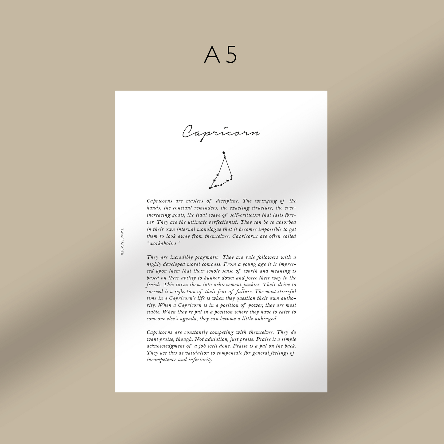 "Capricorn" Zodiac Sign Personality - Printable Dashboards