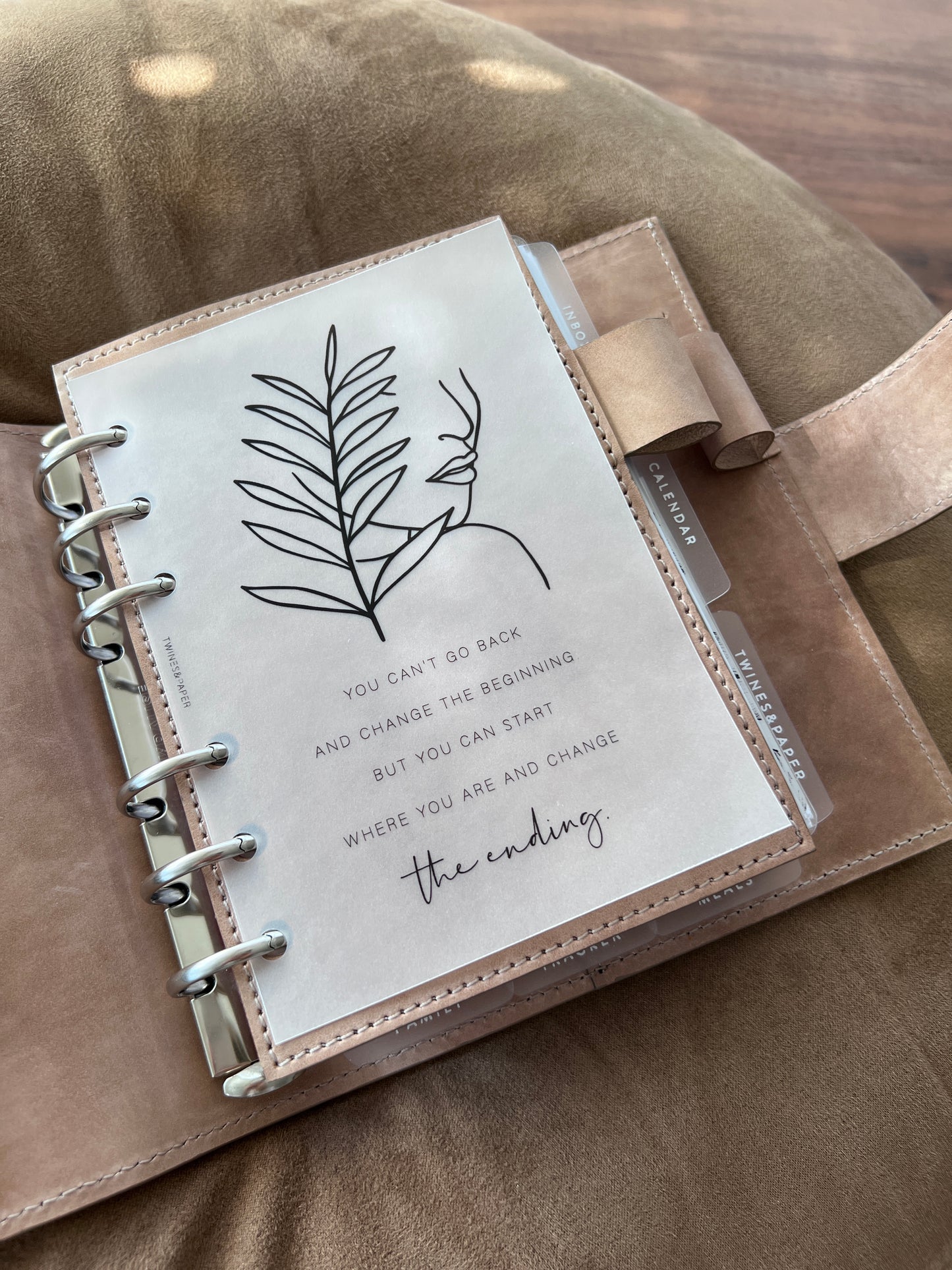 "Change The Ending" Printable Planner Dashboards Pocket, A6, Personal, Personal Wide, A5