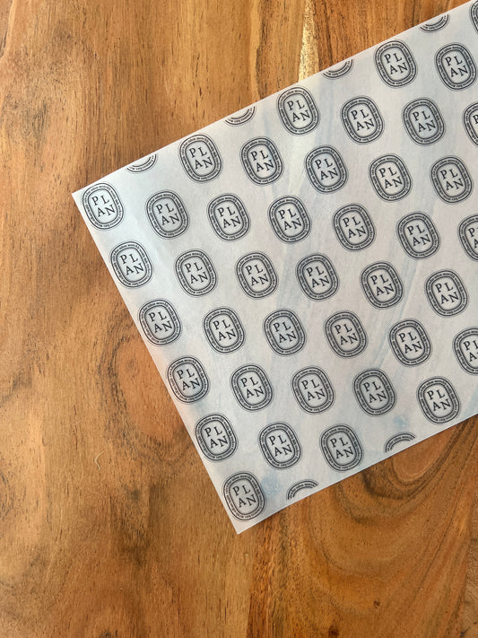 "PLAN" Diptyque Inspired Digital Paper, Printable A4 Sheet
