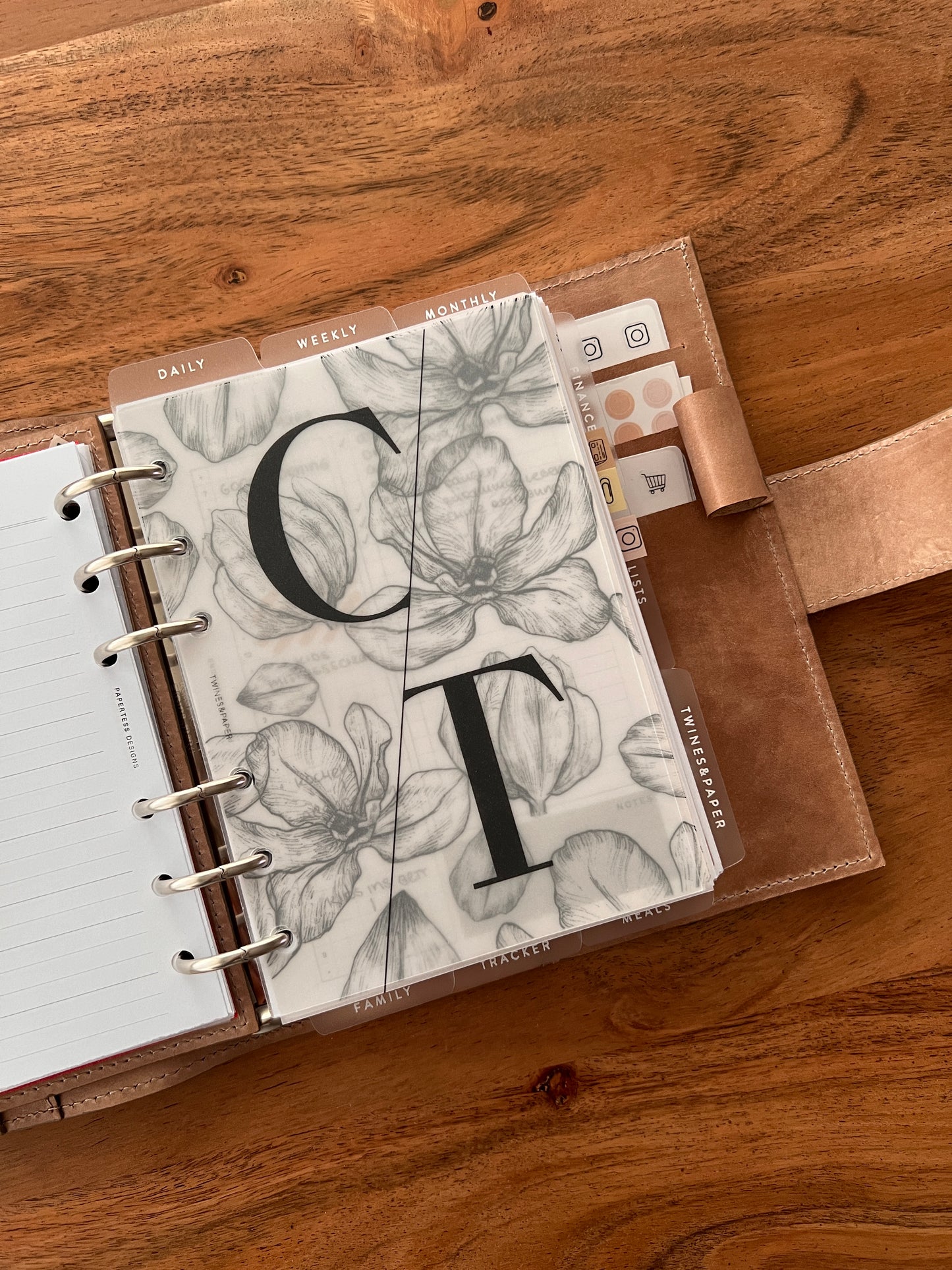 "Hidden Initials" Custom Printable Dashboards