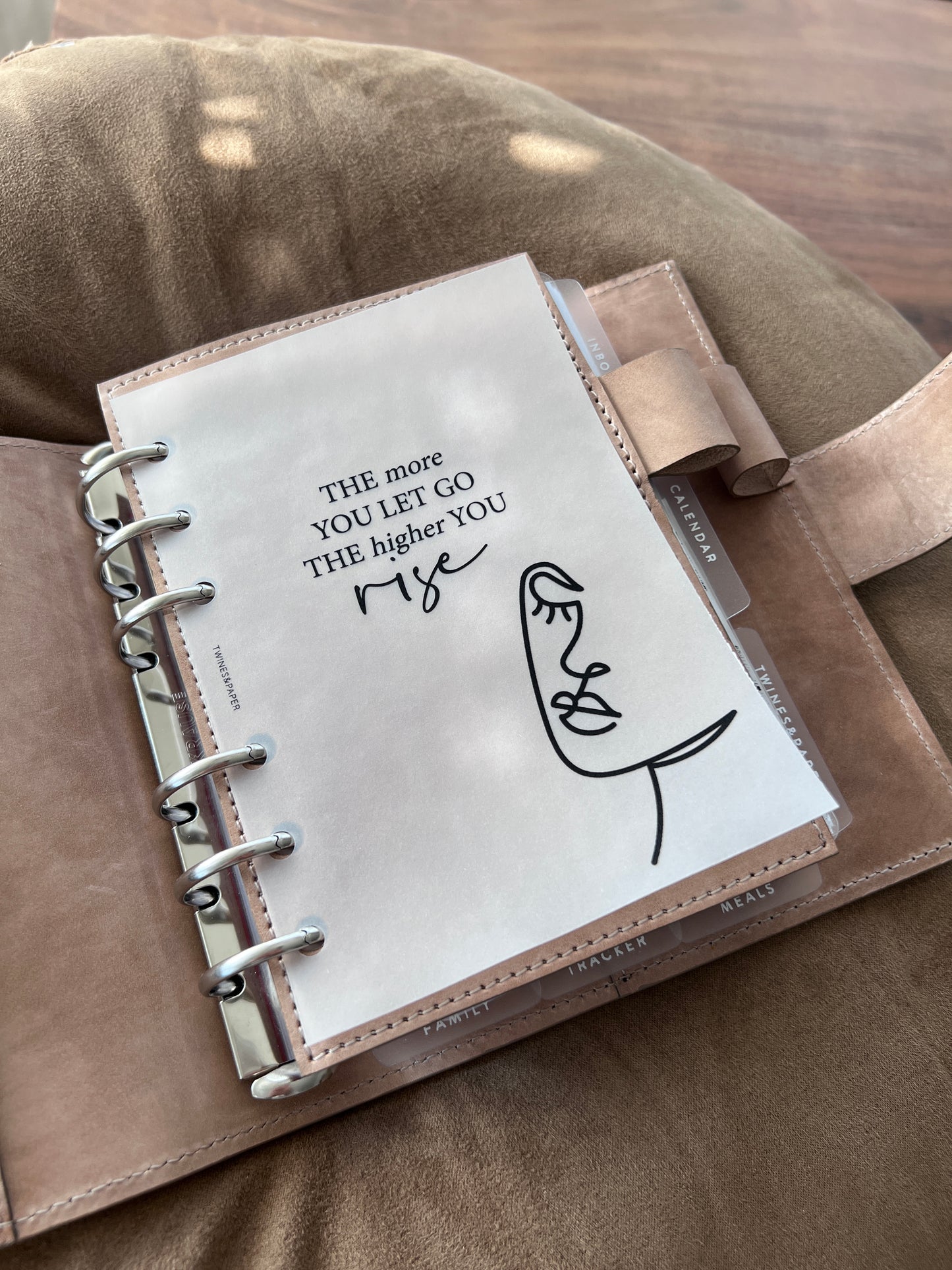 "...The Higher You Rise" Printable Planner Dashboards Pocket, A6, Personal, Personal Wide, A5