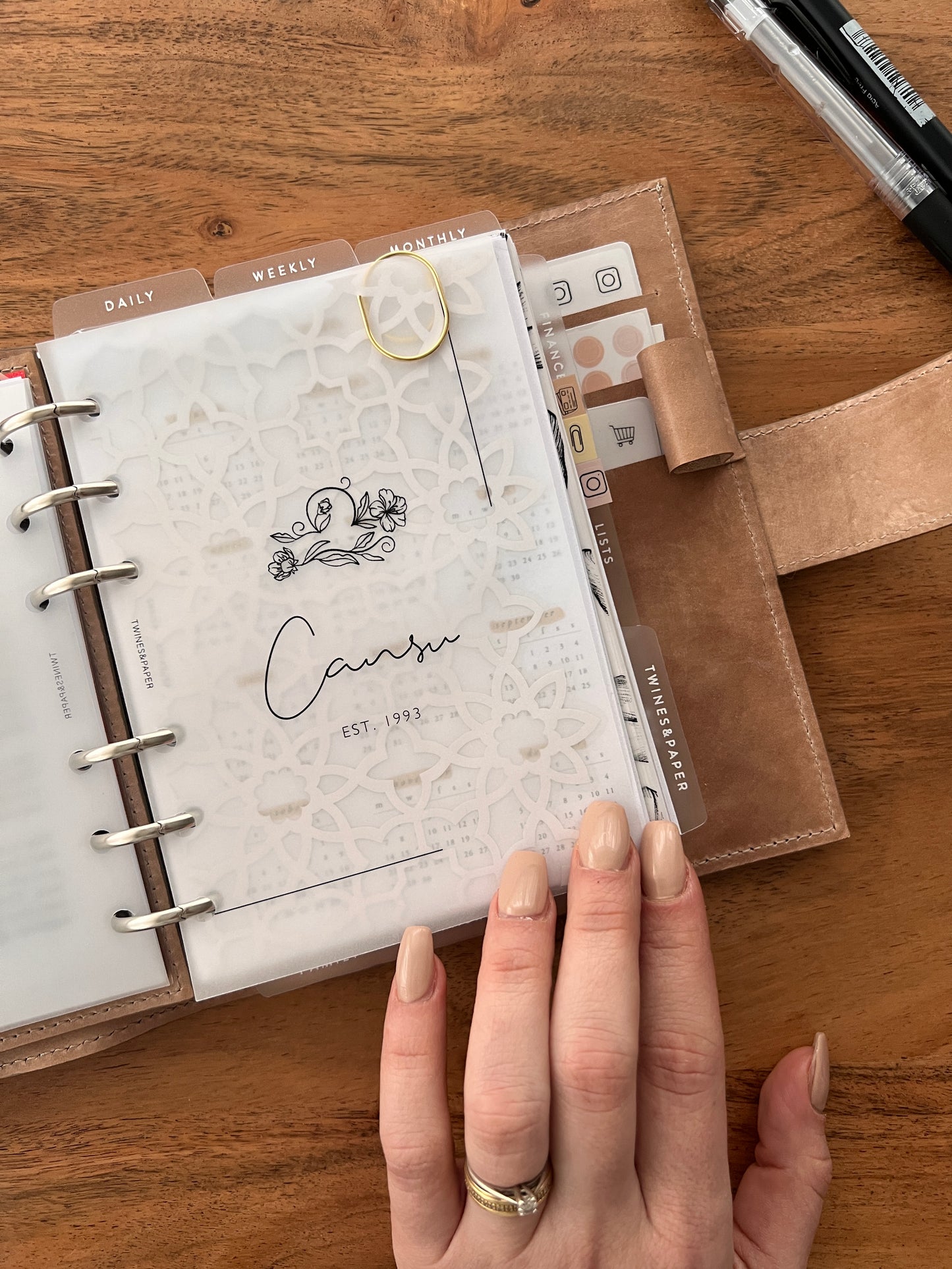 "Floral Zodiac Sign" Custom Printable Dashboards