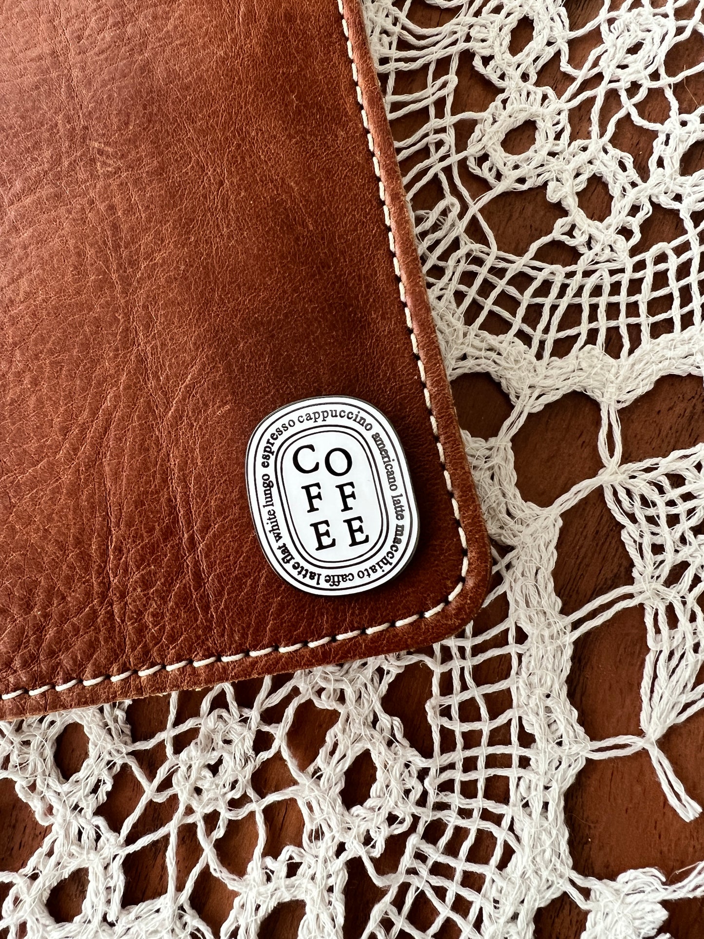 „COFFEE“ Diptyque Inspired Magnetic Enamel Pin