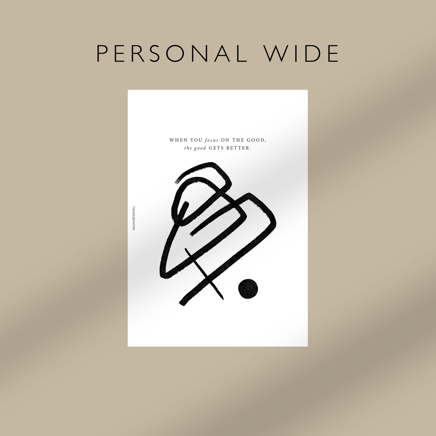 "Focus On The Good" Printable Planner Dashboards Pocket, A6, Personal, Personal Wide, A5