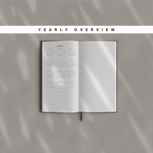 PREORDER • Weekbook Hybrid 2026 • Standard TN Size • Softcover Book Bound • Tomoe River Paper