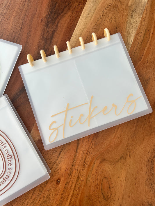 "Stickers" Lettering • Vinyl Decal