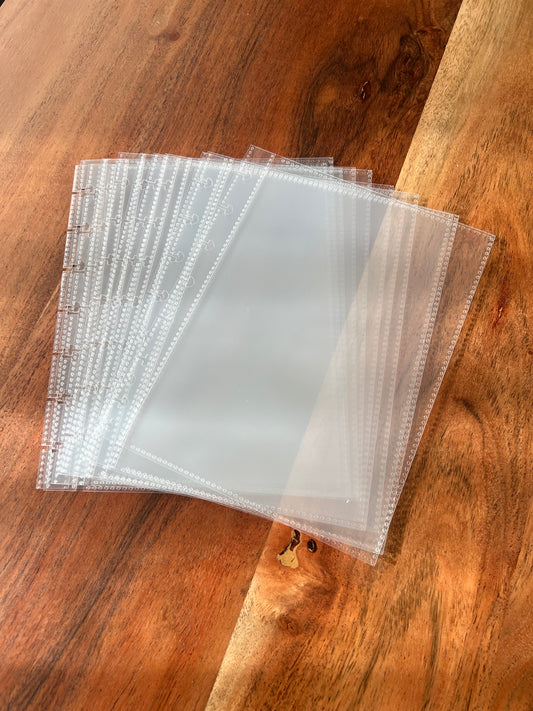Nachfüllbares Discbound-Stickeralbum • 1-Taschen-Hülle (130 x 180 mm)