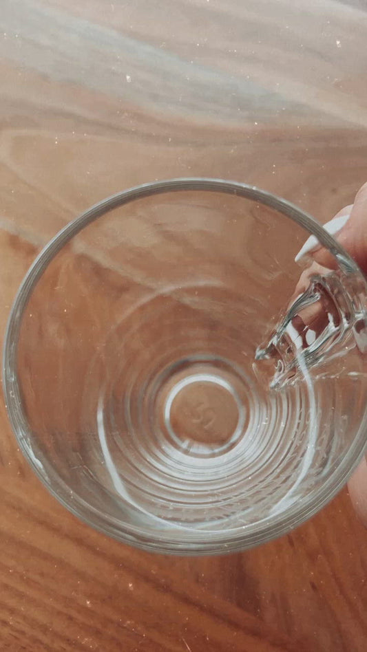The Latte Macchiato Mug • Dream, plan & do • Clear Glass