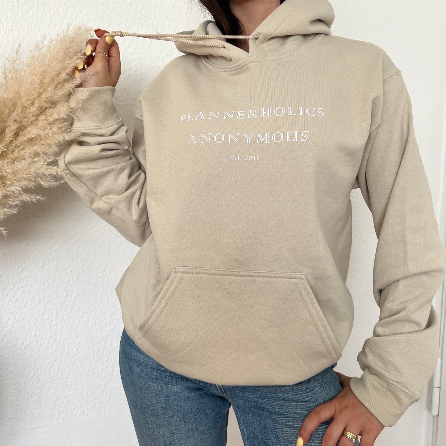 „Plannerholics Anonymous est. (benutzerdefiniertes Jahr)“ Sweatshirt/Hoodie • Wählen Sie Ihre eigenen Farben • Planner-Kollektion