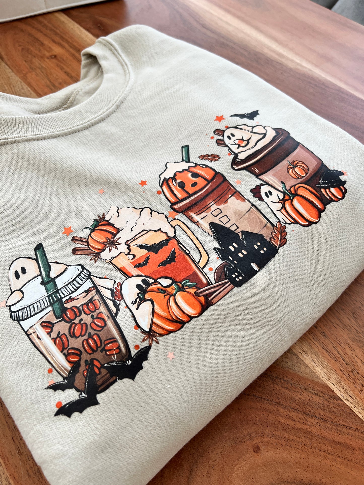 "Spooky Pumpkin Spice Gang" Halloween Sweatshirt/Hoodie • Lifestyle Collection