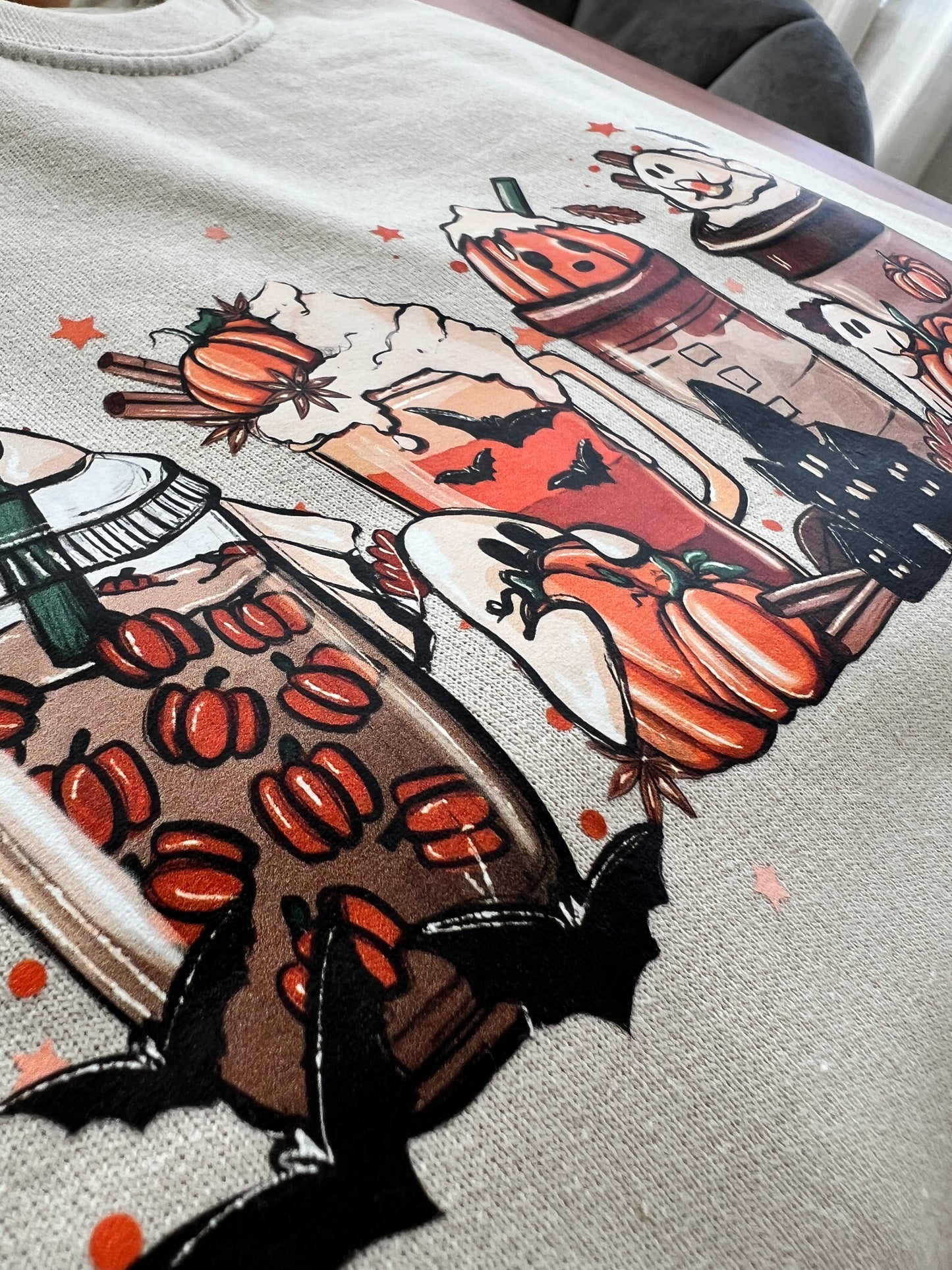 Halloween-Sweatshirt/Hoodie „Spooky Pumpkin Spice Gang“ • Lifestyle-Kollektion