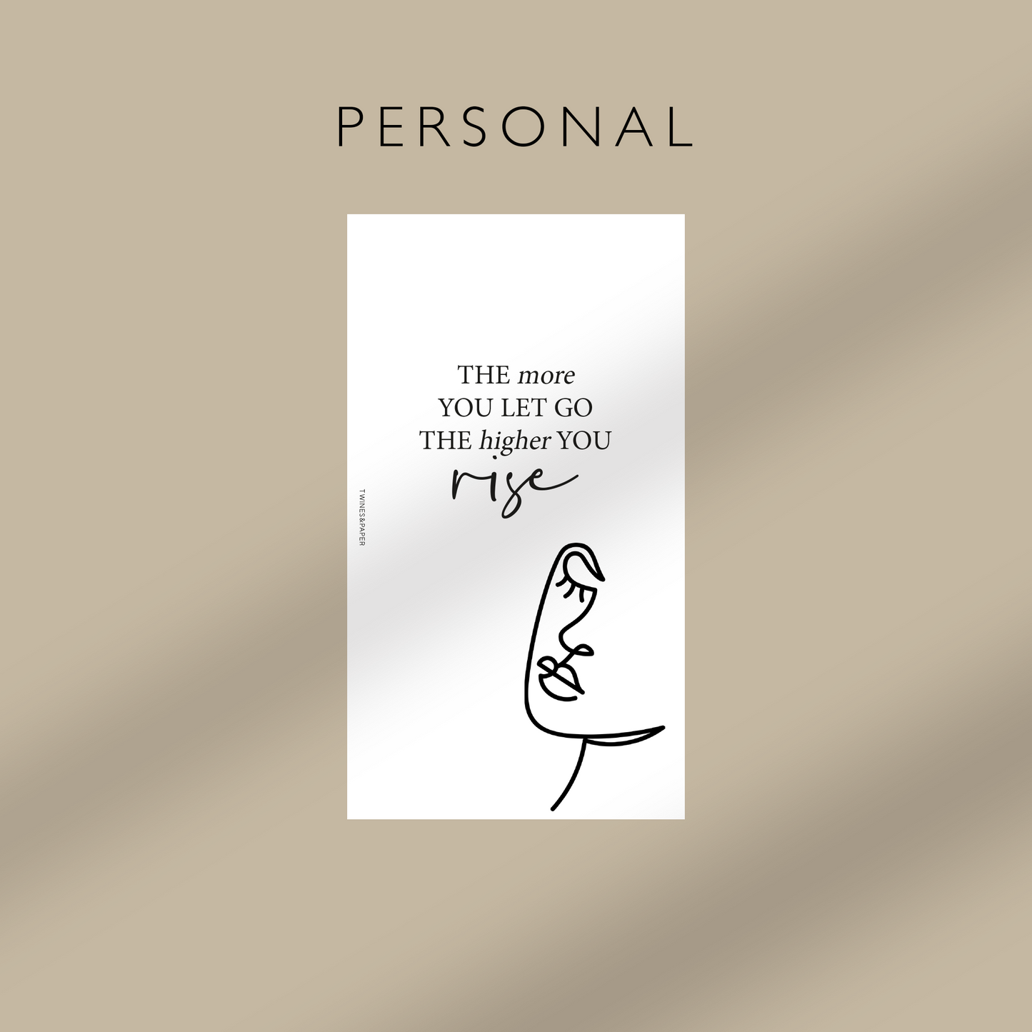 "...The Higher You Rise" Printable Planner Dashboards Pocket, A6, Personal, Personal Wide, A5