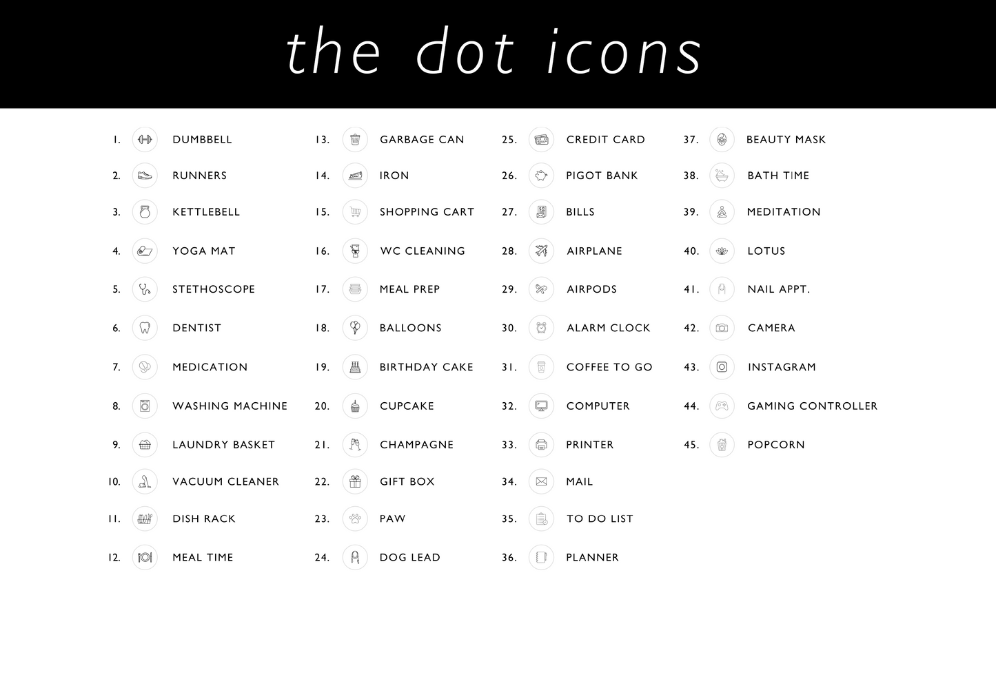 Tiny Dot Icon Stickers • 6,5mm • Business Card Size • Transparent Matte