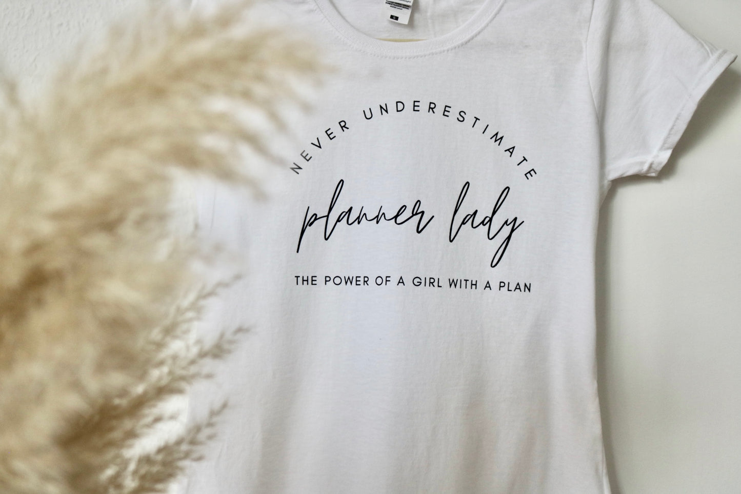 Planner Lady T-Shirt • 100 % Baumwolle • Weiß